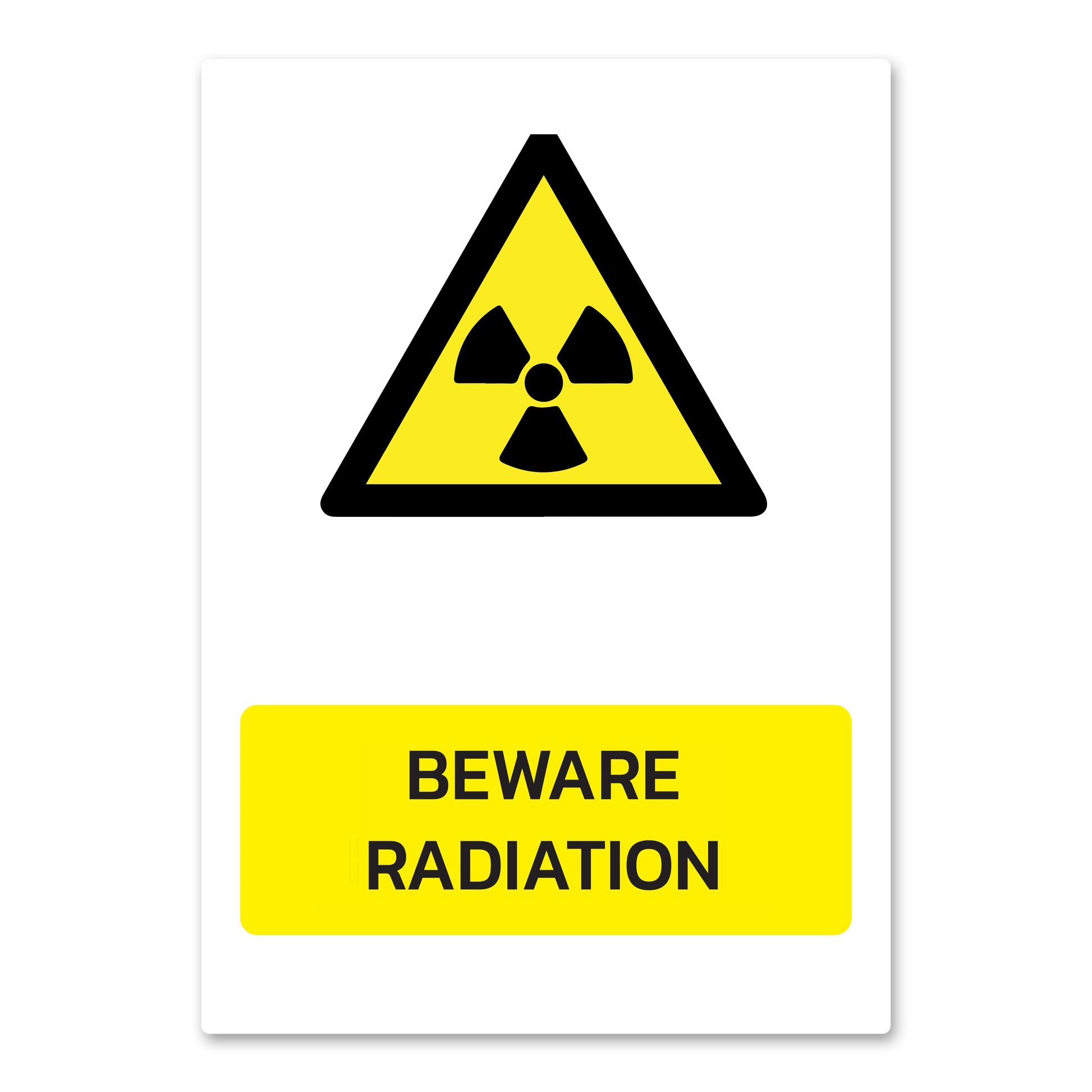 Beware Radiation Health And Safety Sign From QuickSigns4U