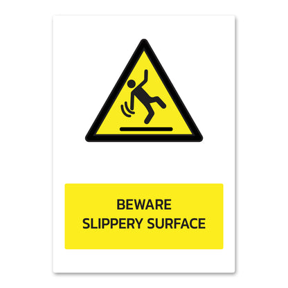 Beware Slippery Surface Health And Safety Sign From QuickSigns4U