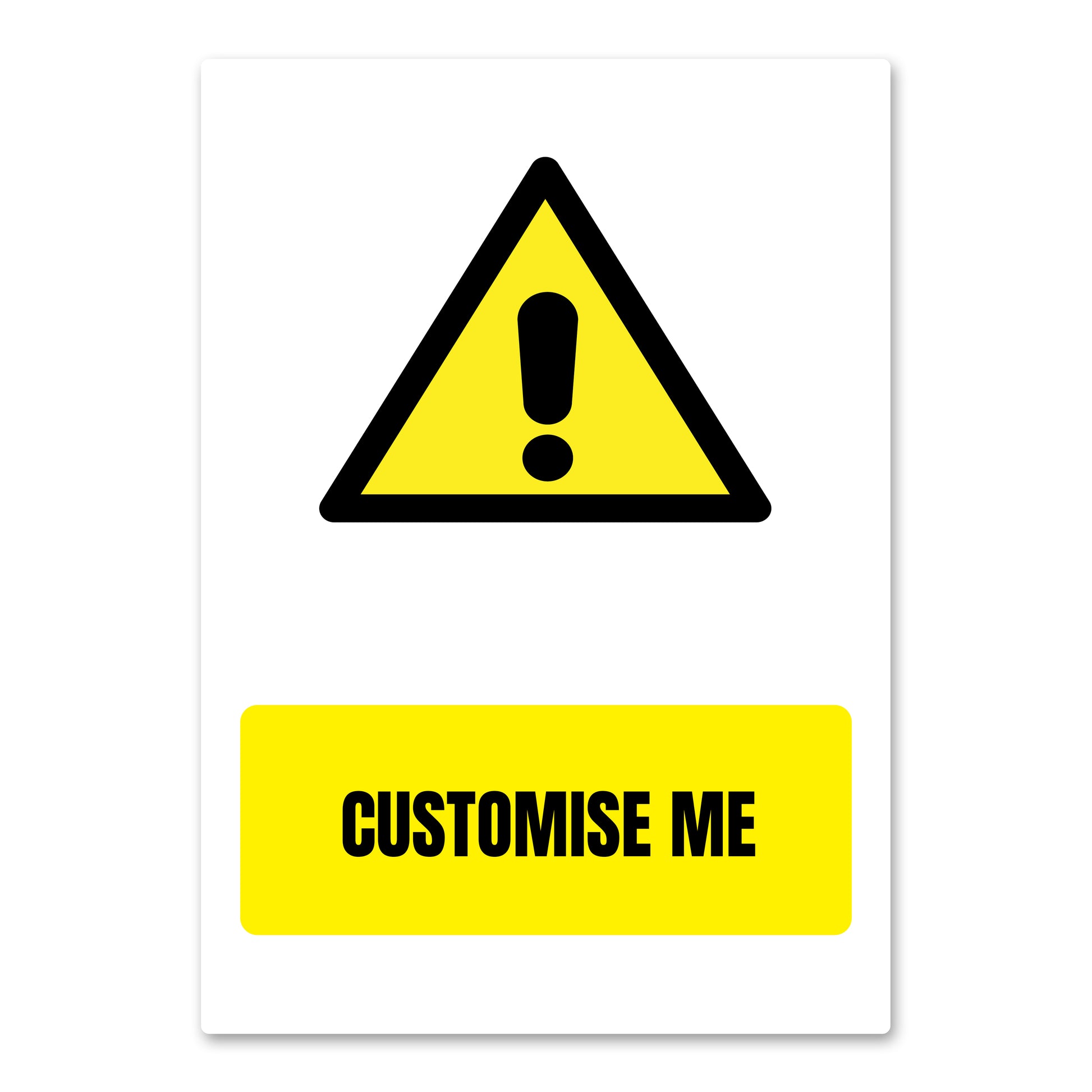 Customisable Danger Health And Safety Sign From QuickSigns4U