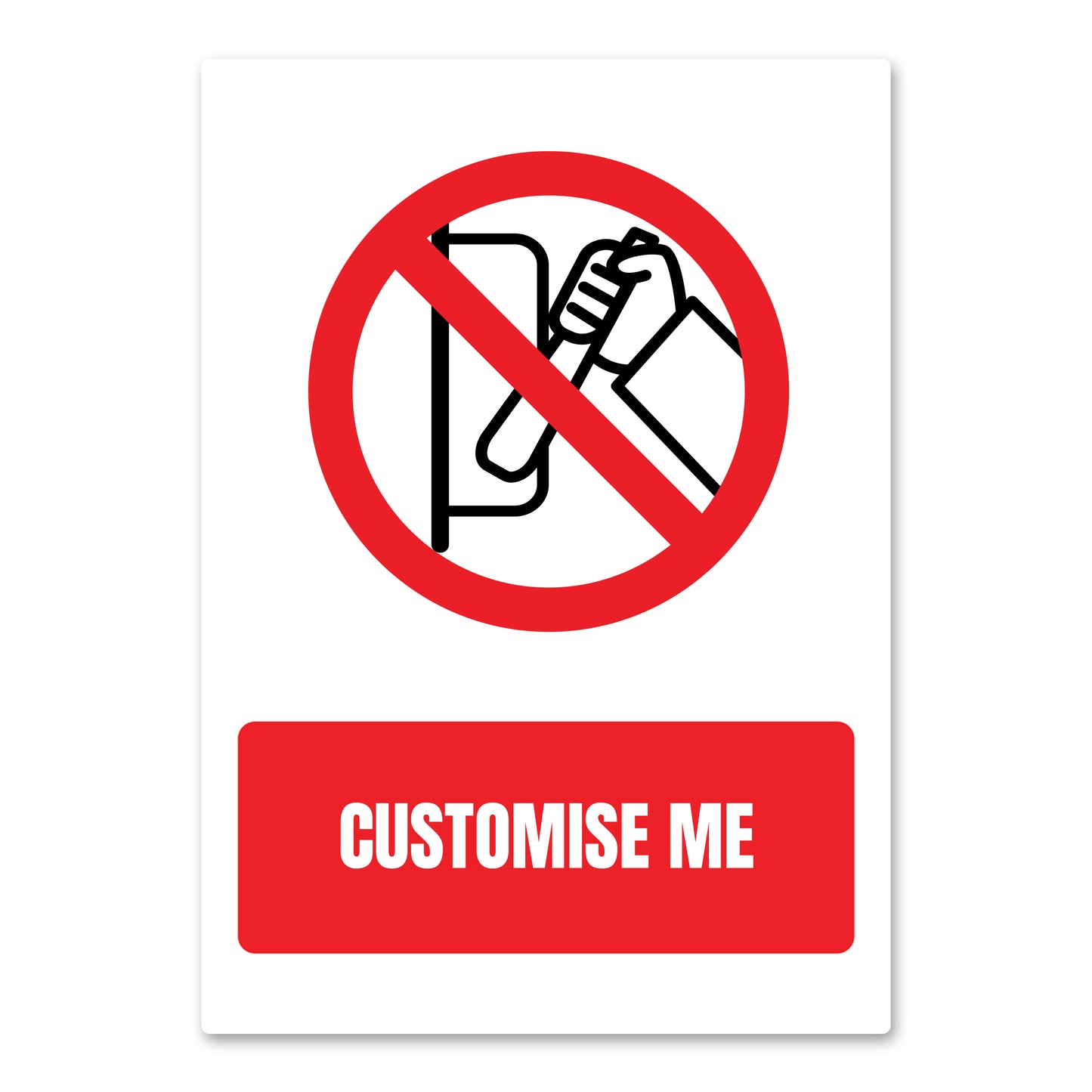 Customisable Do Not Switch Health And Safety Sign From QuickSigns4U