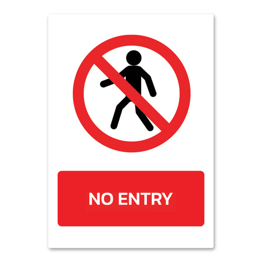 No Entry Health And Safety Sign From QuickSigns4U