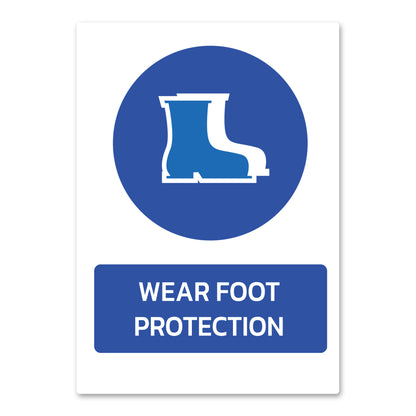 Wear Footwear Protective Health And Safety Sign From QuickSigns4U