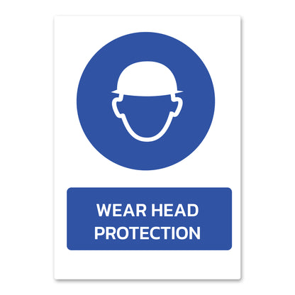 Wear Head Protection Health And Safety Sign From QuickSigns4U