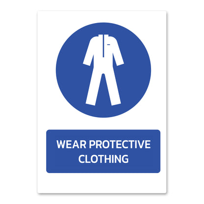 Wear Protective Clothing Health And Safety Sign From QuickSigns4U